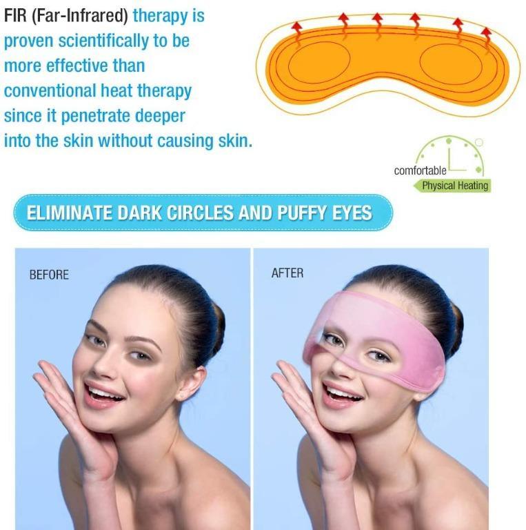Arris Electric Usb Heated Eye Mask With 5 Temperature Control Warm
