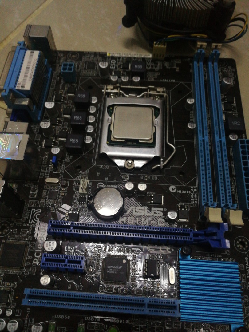 Asus H61M C with i3 2100 Computers Tech Parts Accessories