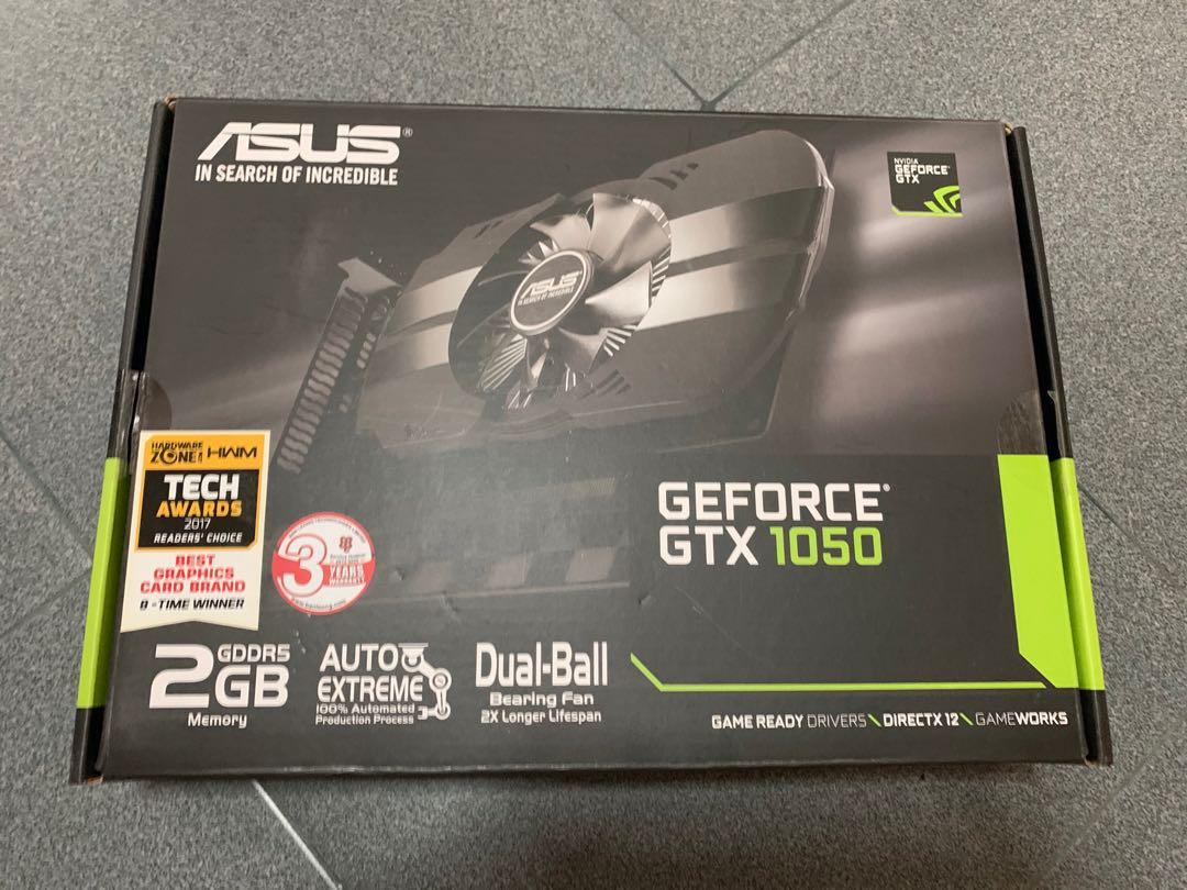 Asus Nvidia Gtx1050 2gb Gpu Electronics Computer Parts Accessories On Carousell