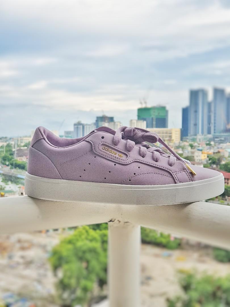 adidas sleek purple