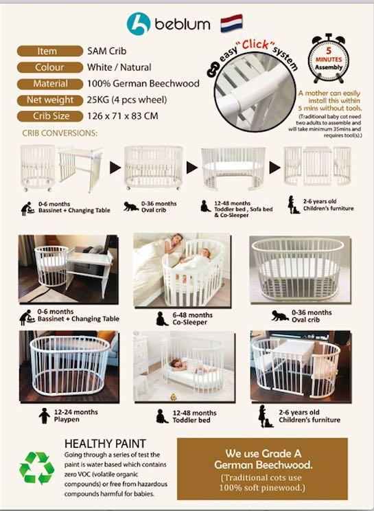 beblum sam crib