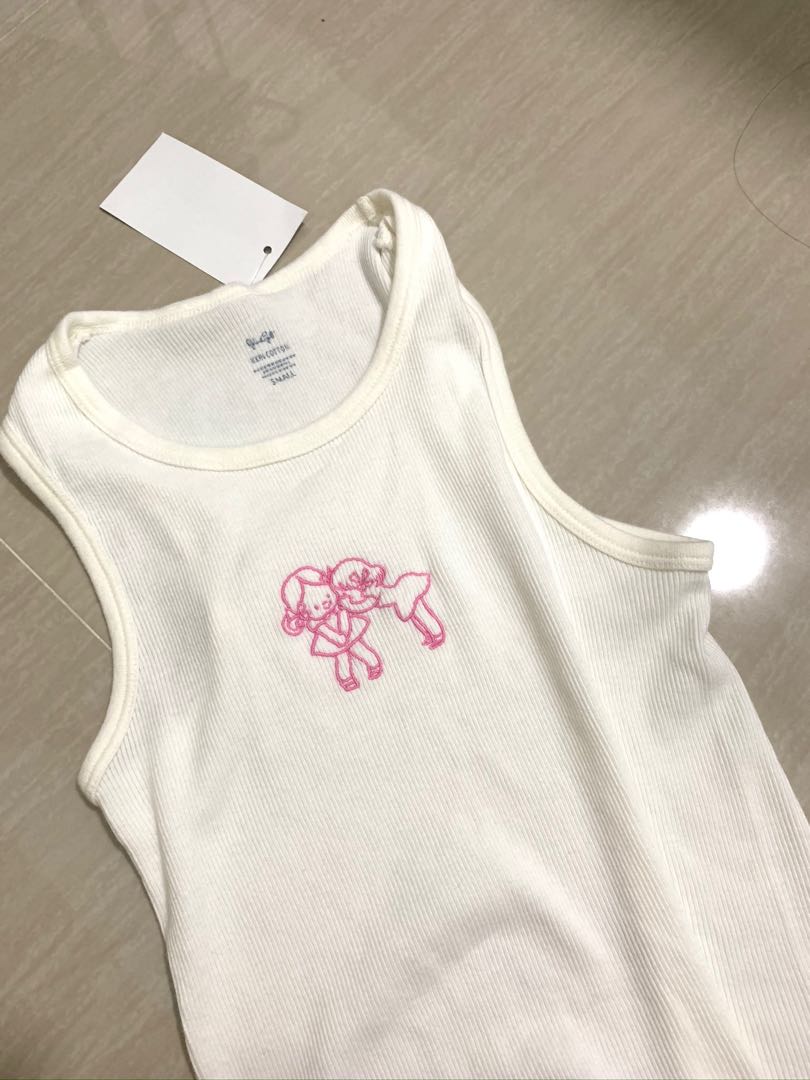 Brandy melville faded blue beyonca tank - Depop