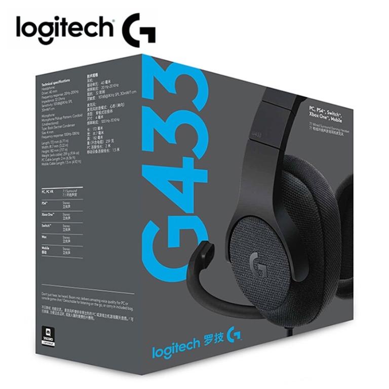 g433 7.1 surround gaming headset