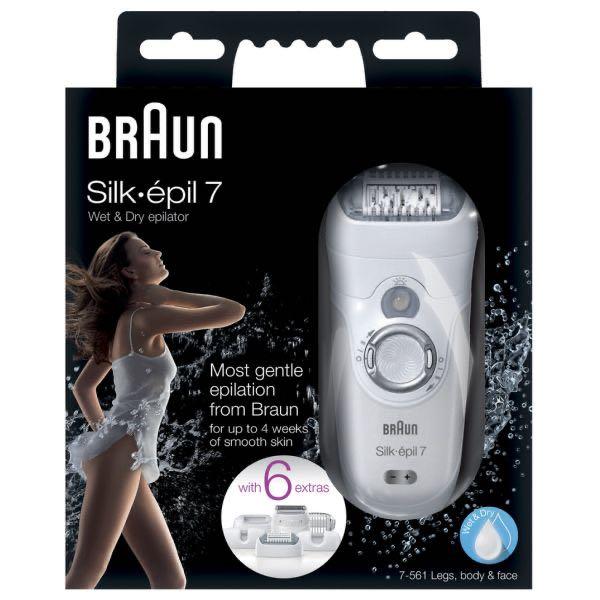 More Than 50 Off Braun Silk Epil 7 7561 Wet Dry Cordless Epilator W 6 Extras Electronics Others On Carousell