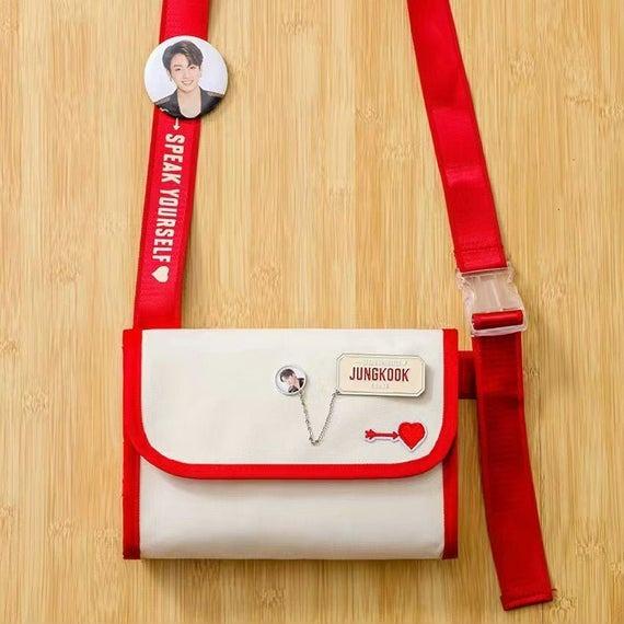 Velcro bag bts sales