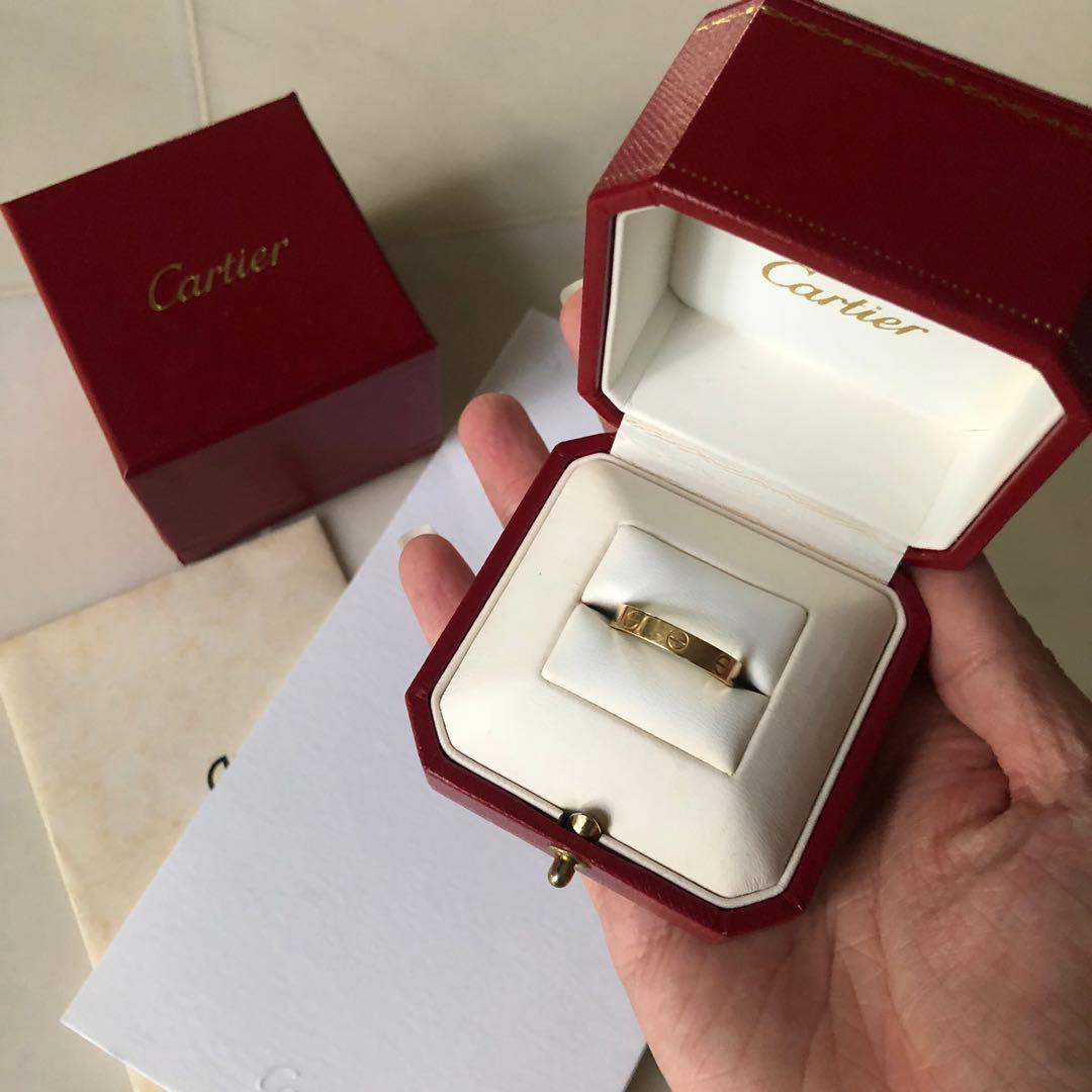 Cartier Love Ring in Yellow Gold SM 