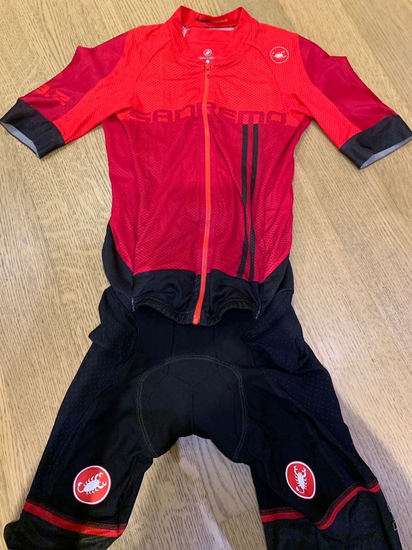 Castelli rosso shop corsa jersey