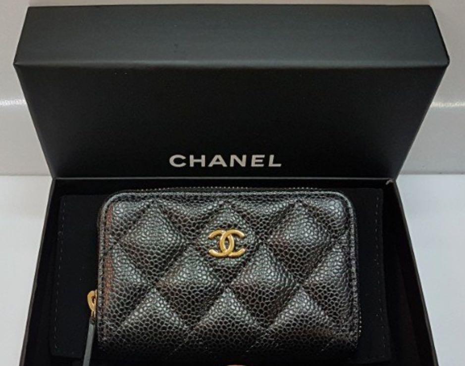 What Goes Around Comes Around Chanel Caviar Zip and Coin Purse