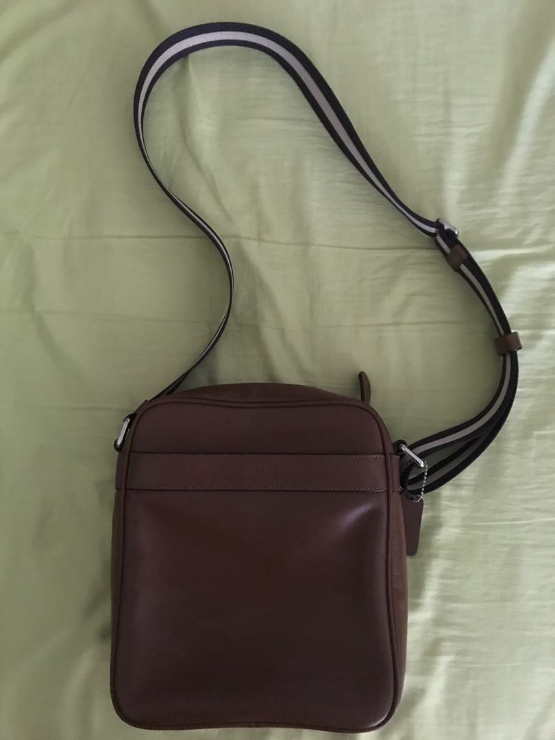 coach mens bag strap