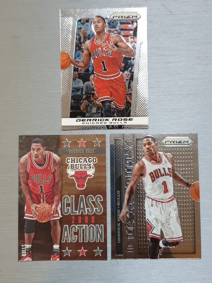 Derrick Rose NBA Cards Lot of 3 Hobbies Toys Toys Games on