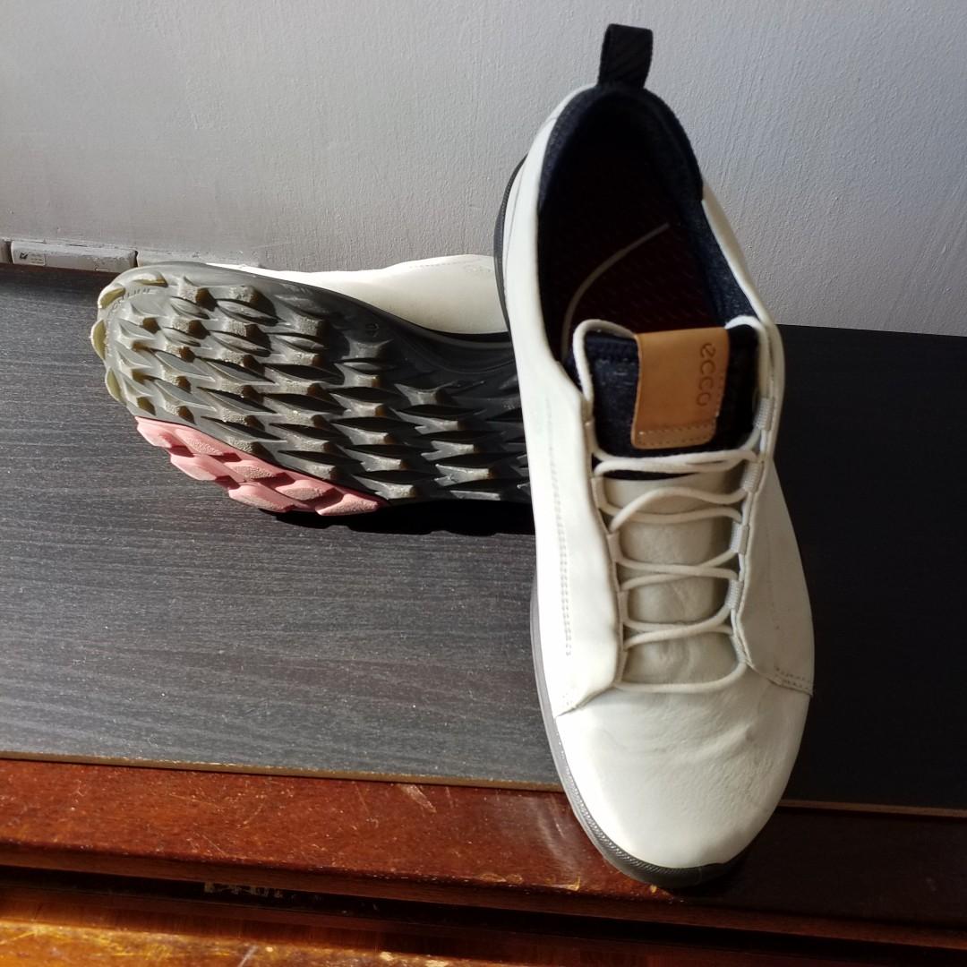 ecco leather golf shoes