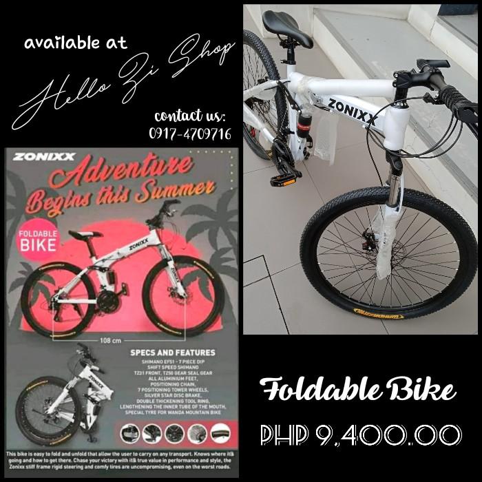 zonixx foldable bike price