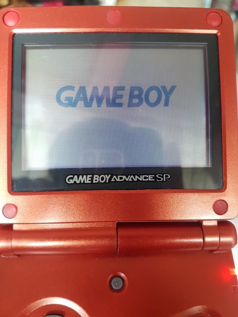 Gameboy Advance SP AGS001 RED with 369 in 1 (with save) please