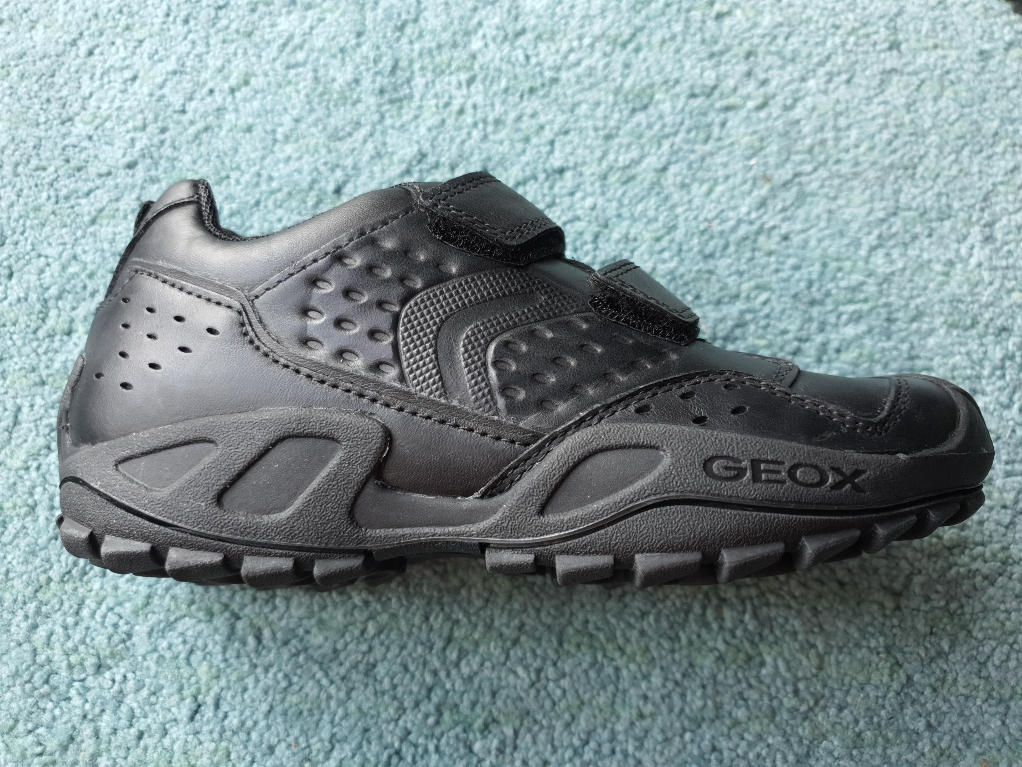 Geox Respira Savage Black Leather School Shoes Babies Kids Boys Apparel 8 To 12 Years On Carousell
