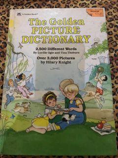 Golden Picture Dictionary 2500 words n over 3000 pictures