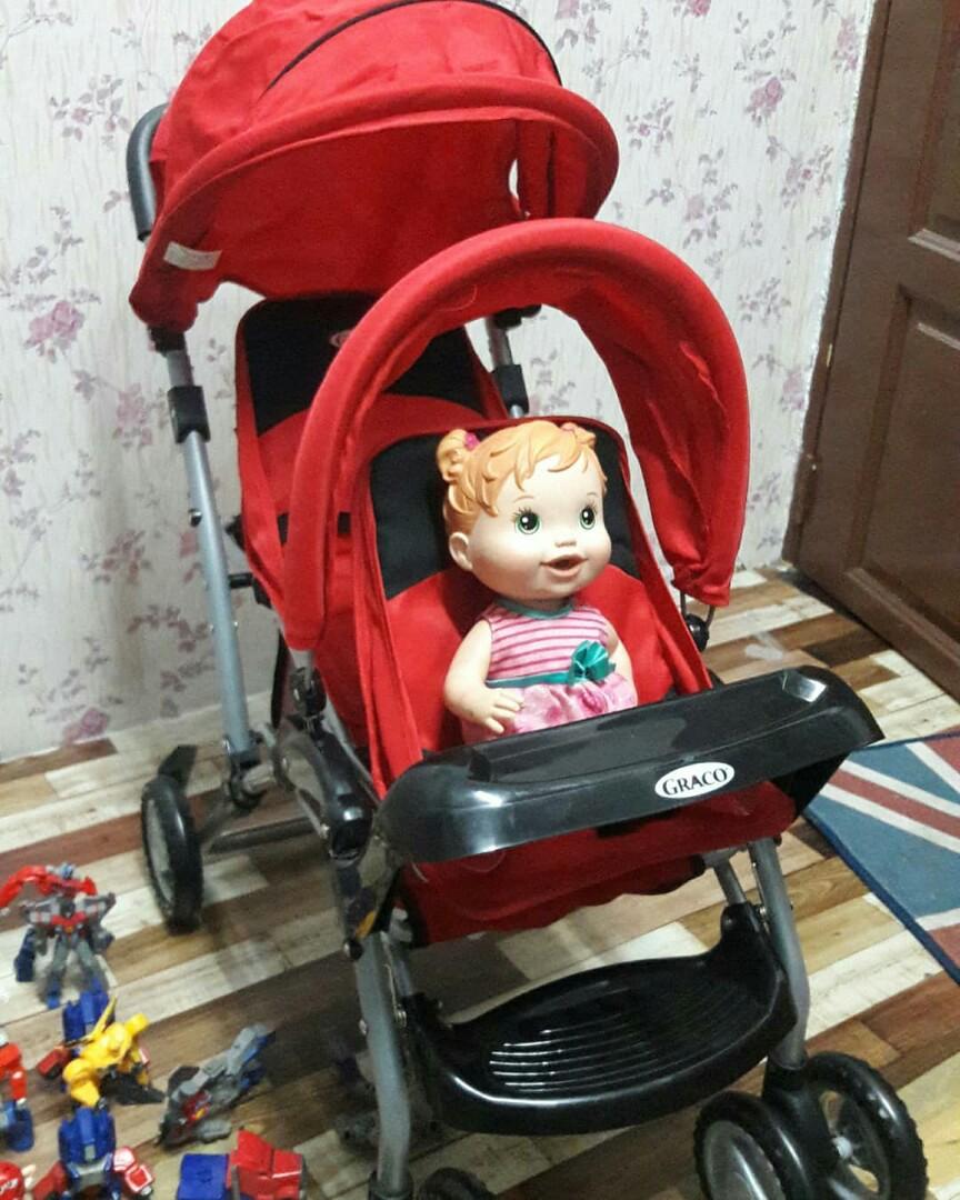 graco twin doll stroller
