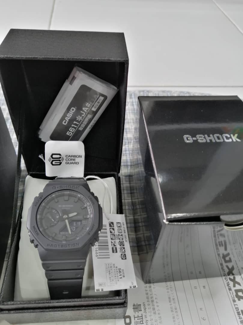 Gm 2100 Tmj G Shock Hitam Tmj Full Black G Shock Tmj Black G Shock