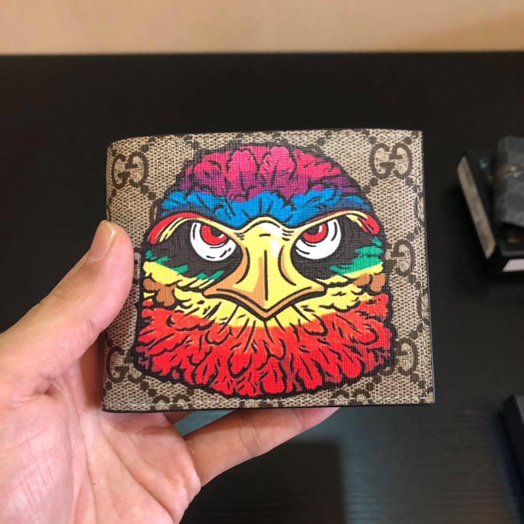 Gucci eagle wallet, Luxury, Bags 