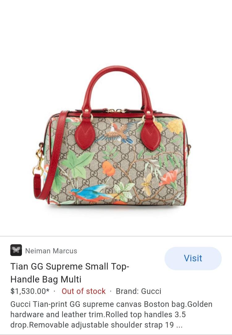 gucci tian boston bag