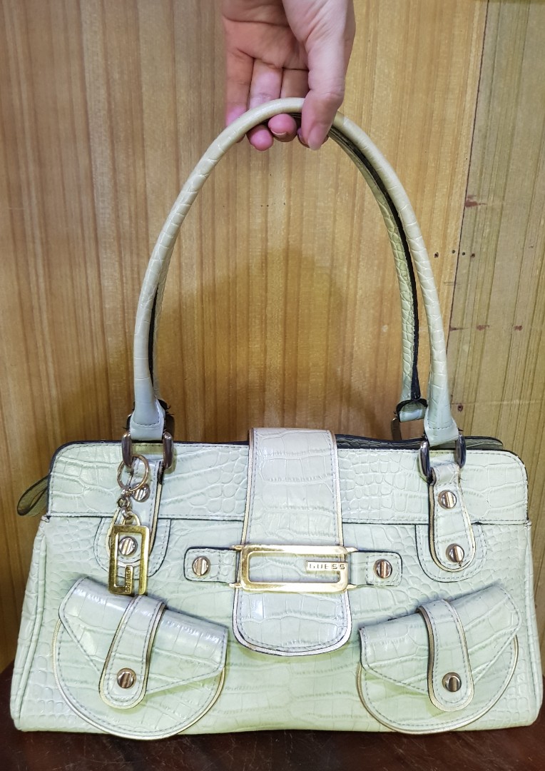 guess snakeskin handbag