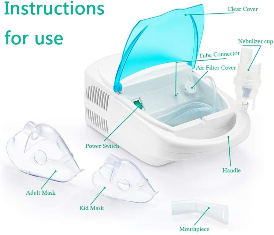 H065 Portable Vaporizer Machines Steam Inhalator For Kids Adults Perseus Compressor Inhaler And Kit Electronics Others On Carousell