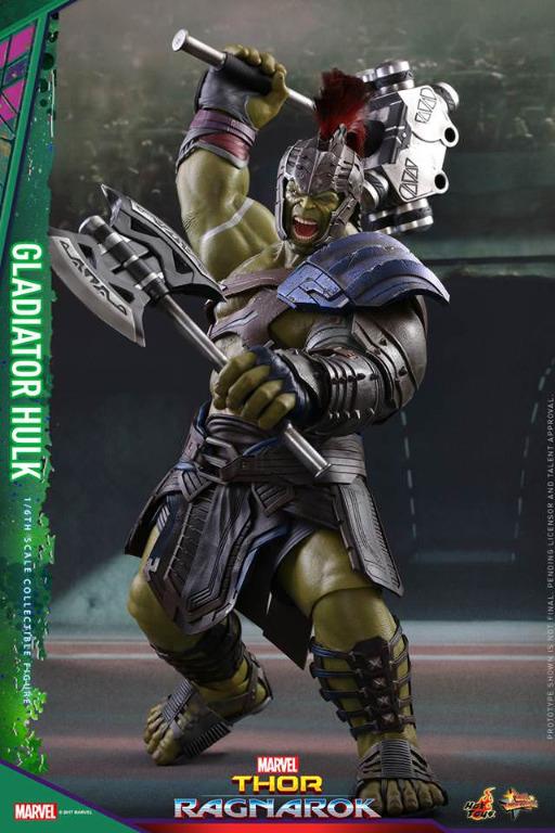 Hot Toys Gladiator Hulk Mms 430 Thor Ragnarok Toys Games Action Figures Collectibles On Carousell