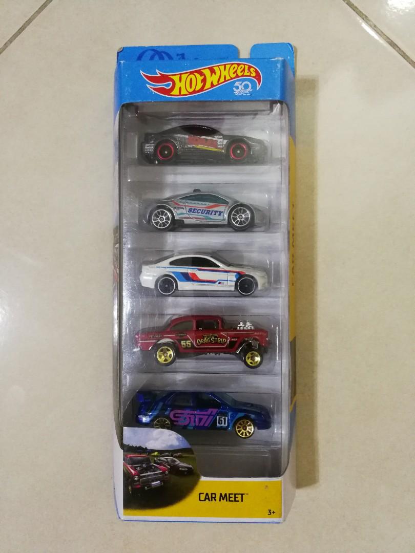 hot wheels 5 pack car meet