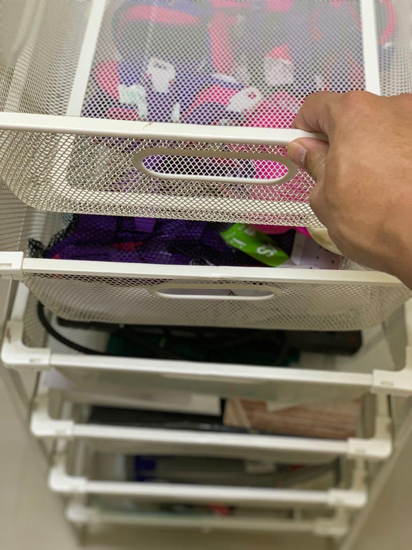 Ikea Algot mesh basket drawers, Furniture & Home Living, Furniture