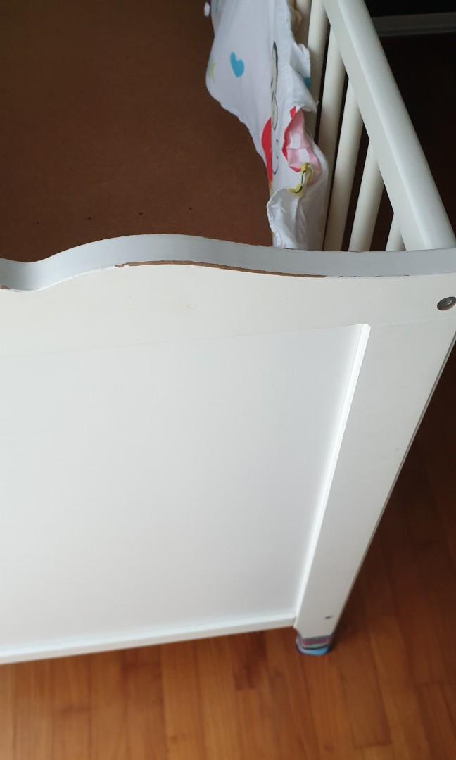 IKEA Hensvik Baby cot, Babies & Kids, Baby Nursery & Kids Furniture, Cots & Cribs on Carousell