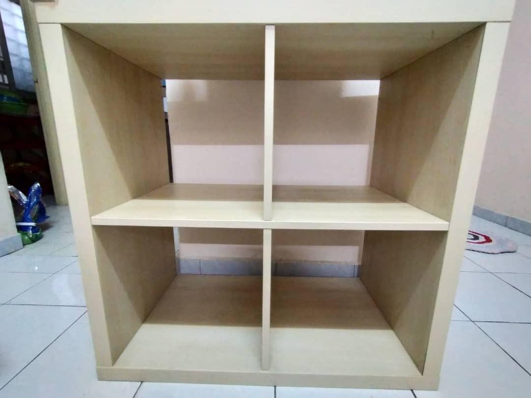 Ikea 4 shelf storage, Furniture & Home Living, Furniture, Shelves