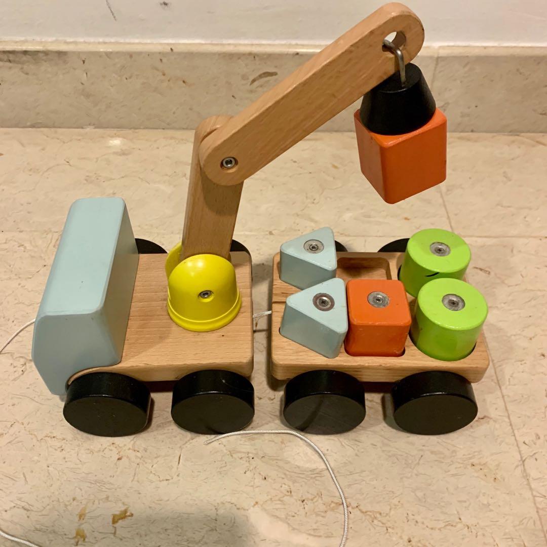 Ikea wooden truck best sale