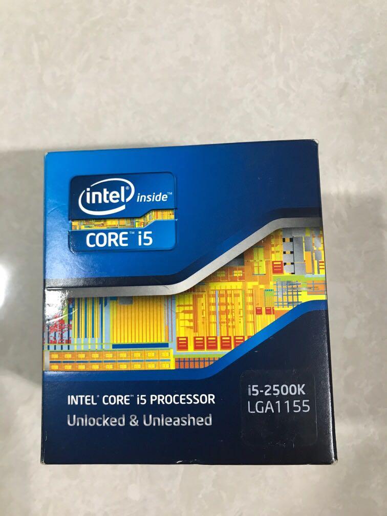 Intel I5 2500k With Box Computers Tech Parts Accessories Computer Parts On Carousell
