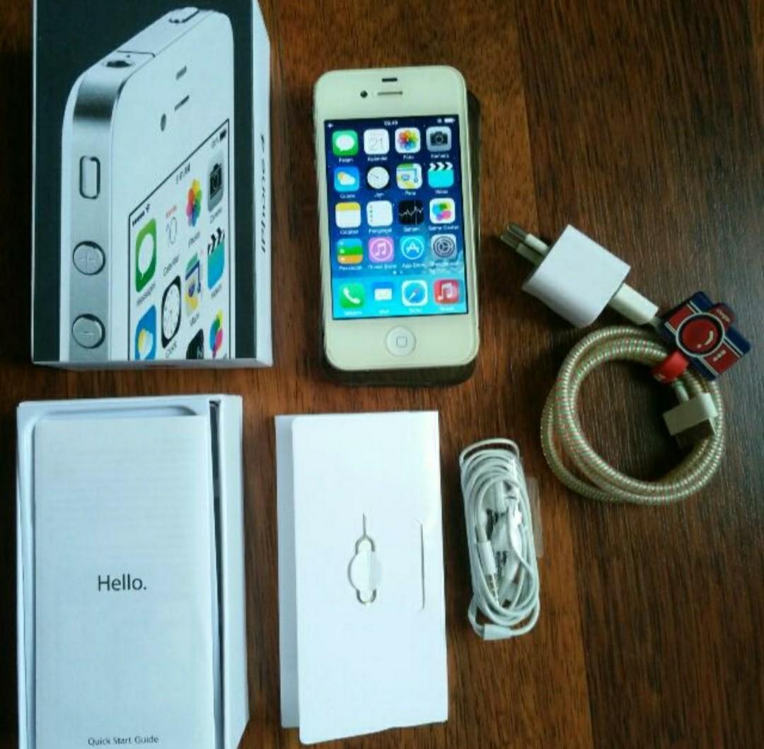 Iphone 4 Cdma 16 Gb Putih Telepon Seluler Tablet Iphone Others Di Carousell