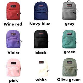 jansport backpack plain color