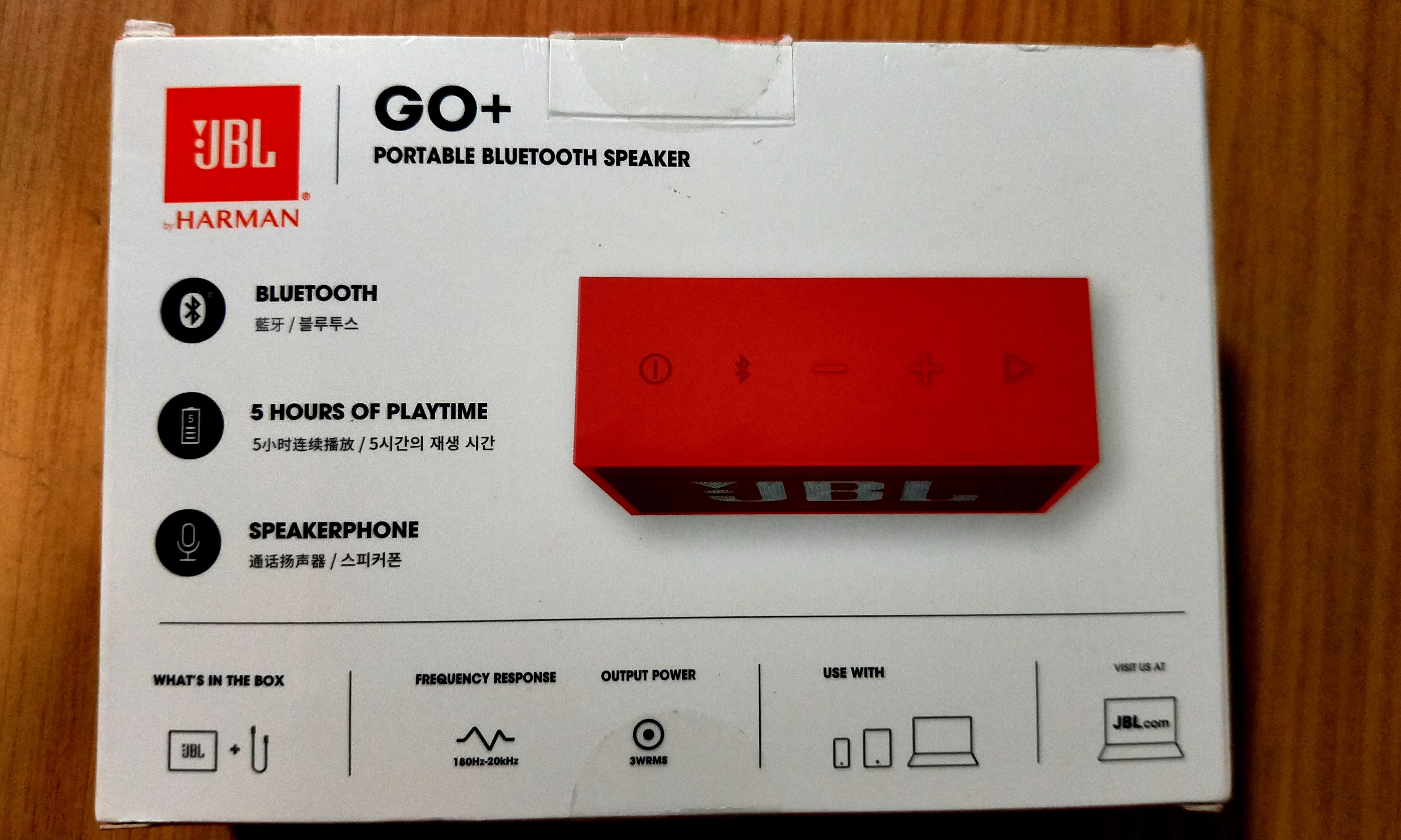 JBL Go+ speaker, Electronics, Audio on Carousell