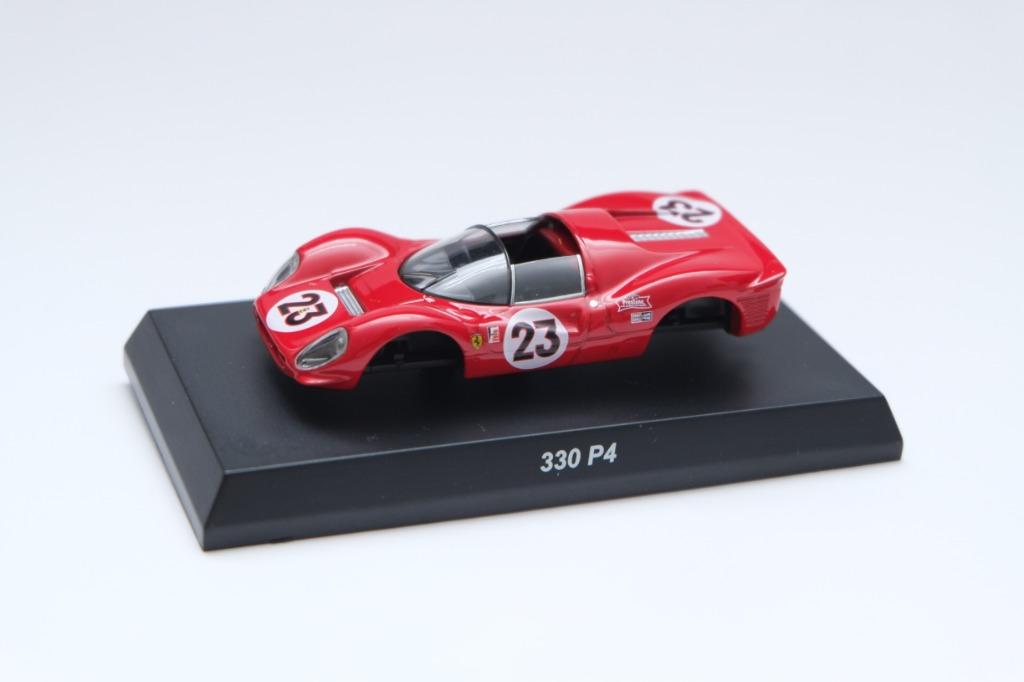 Details about   1/64 Kyosho FERRARI IV 330 P4 RED Closed Top diecast car model 