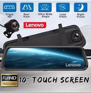 Lenovo Dash Cam DVR Full HD 10inch front and Back