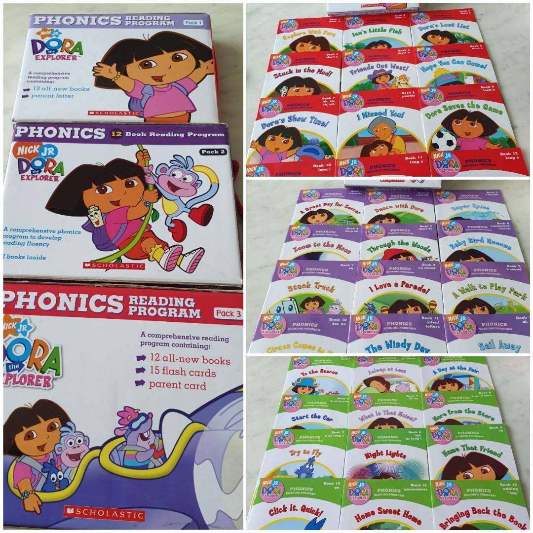 Dora Phonics Scholastic Books : Dora the Explorer Phonics Box Set – JRHVHZ