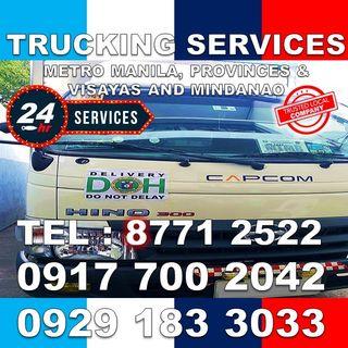 Lipat bahay trucking services truck for rent hire rental elf canter 6 wheeler closed van