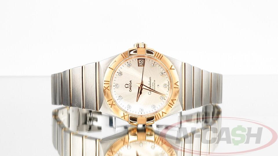 Luxury Watches Buyer Pawnshop Omega Constellation Co Axial 38 Rose Gold Diamond Luxury Watches On Carousell