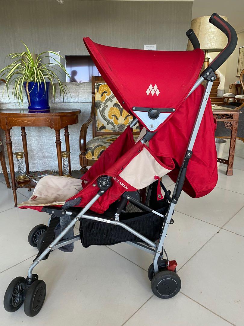 Maclaren Quest Sport Stroller scarlet wheat Babies Kids Going
