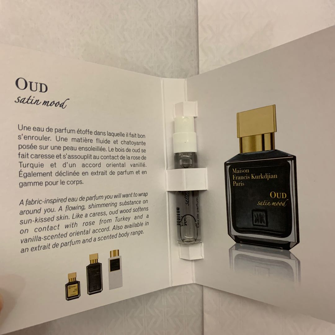 Maison Francis Kurkdjian Oud Satin Mood Edp Health Beauty Perfumes Deodorants On Carousell