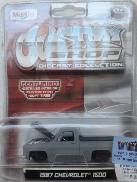 MAISTO custom shop 1987 Chevrolet 1500 pickup Hobbies Toys