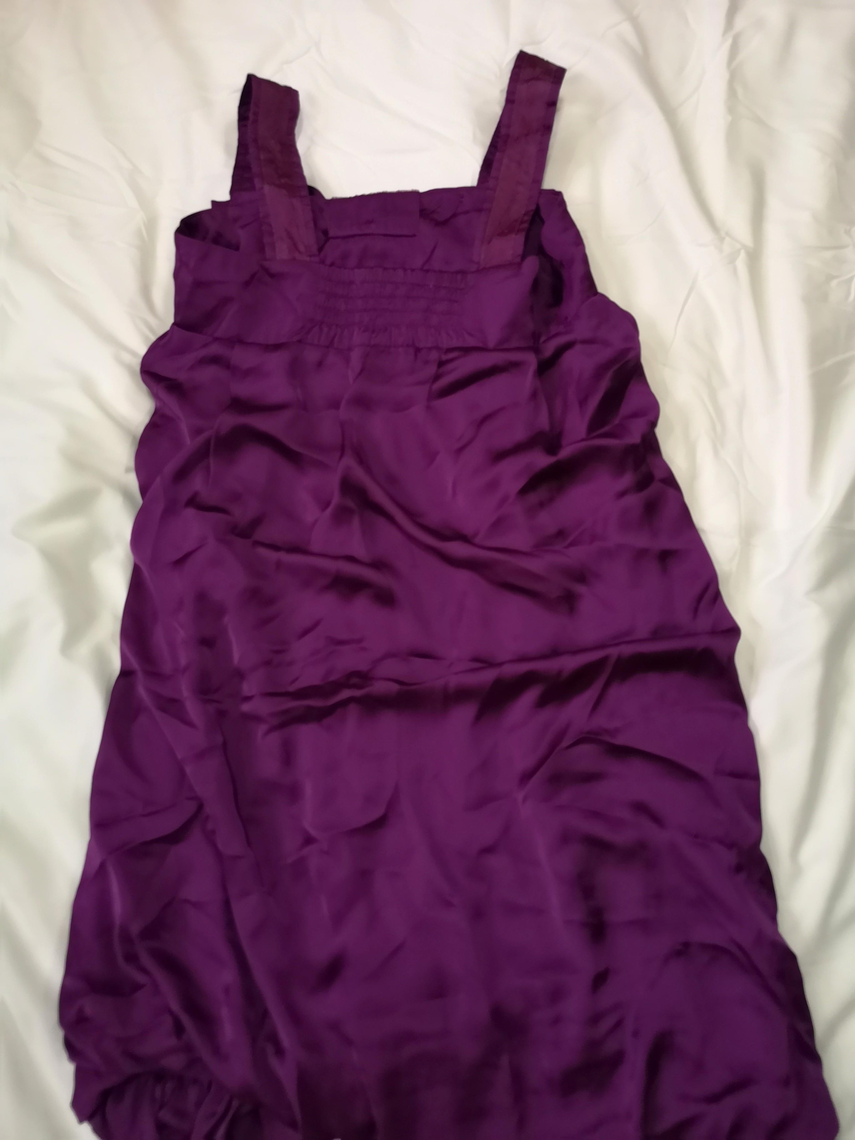 MALDITA Purple Formal Balloon Dress, Women's Fashion, Dresses & Sets ...
