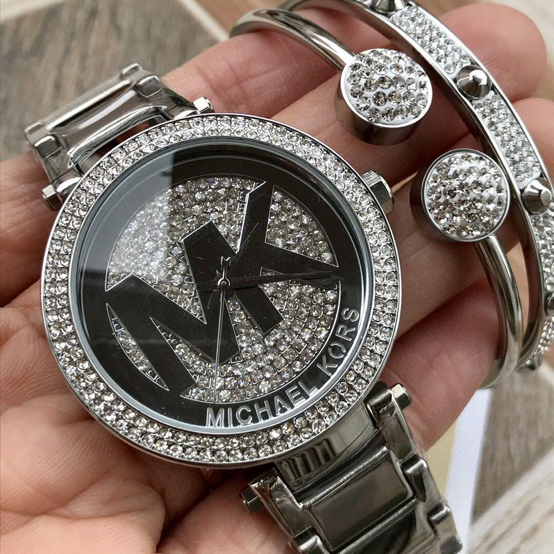 diamond watch set