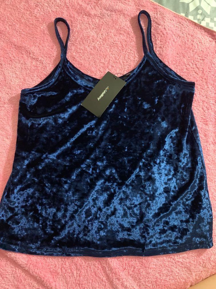 navy blue cami top
