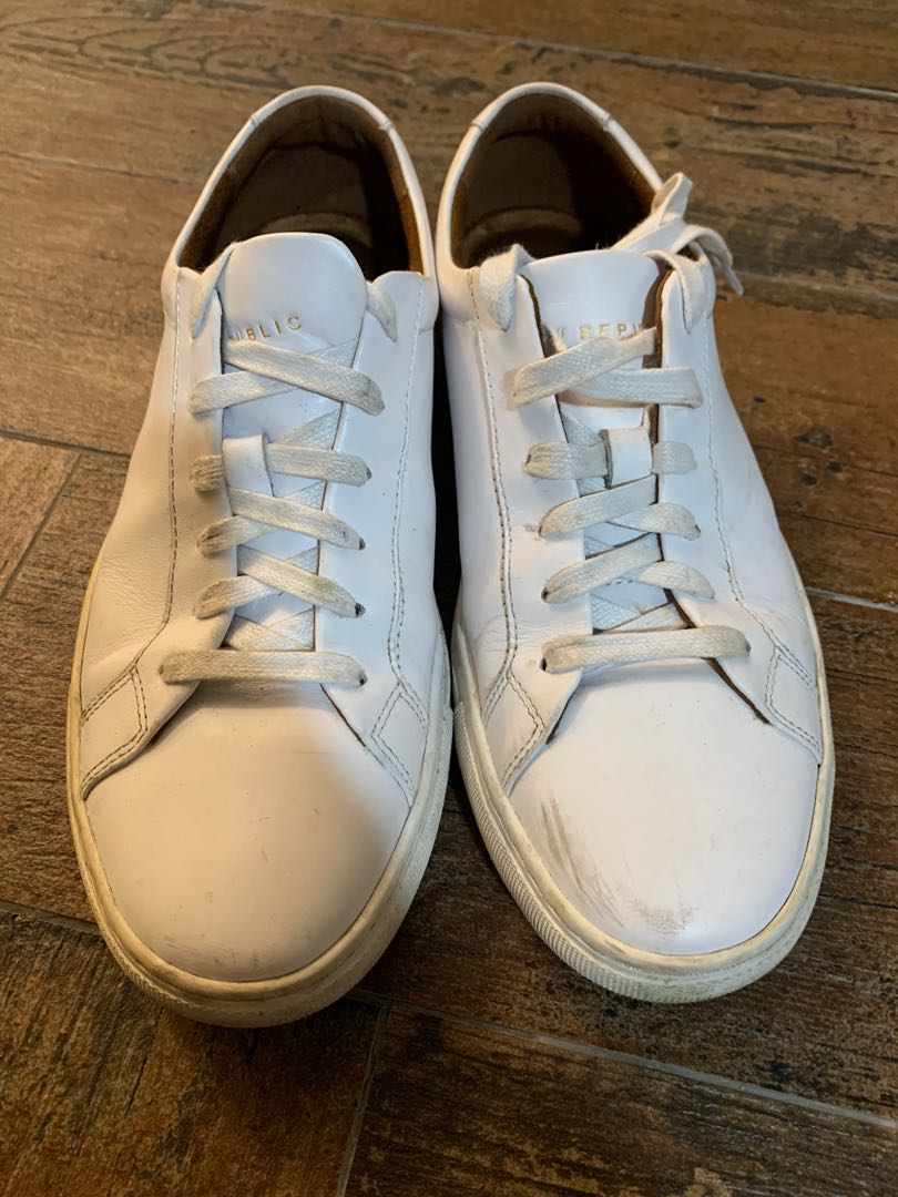 new republic white sneakers