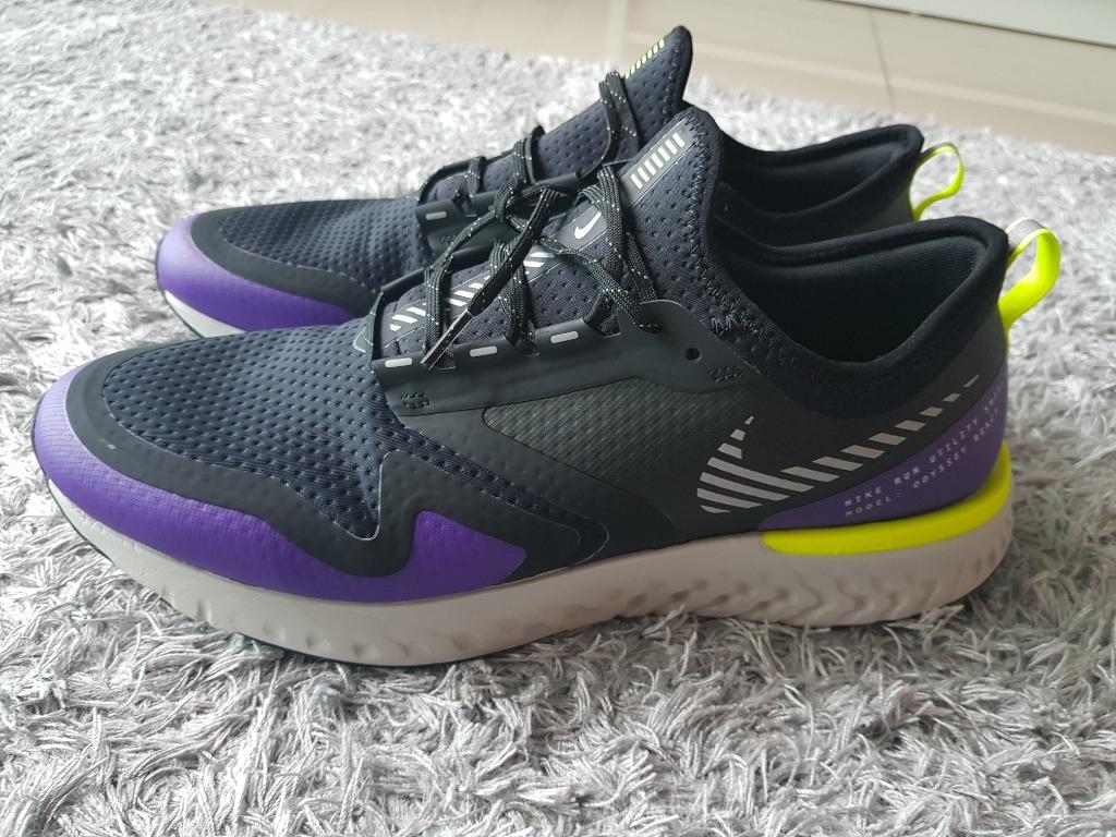 nike odyssey react shield triple black