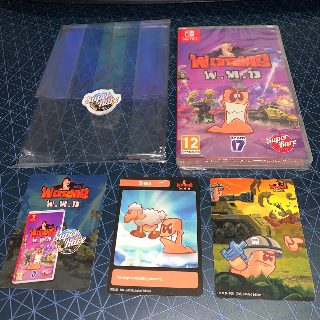 Nintendo Switch Worms Wmd Limited Edition Brand New Toys Games Video Gaming Video Games On Carousell