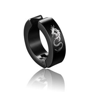 No Piercing No Ear Hole Men Ear Cuff Dragon Cross Tribal Roman Numerals Squares